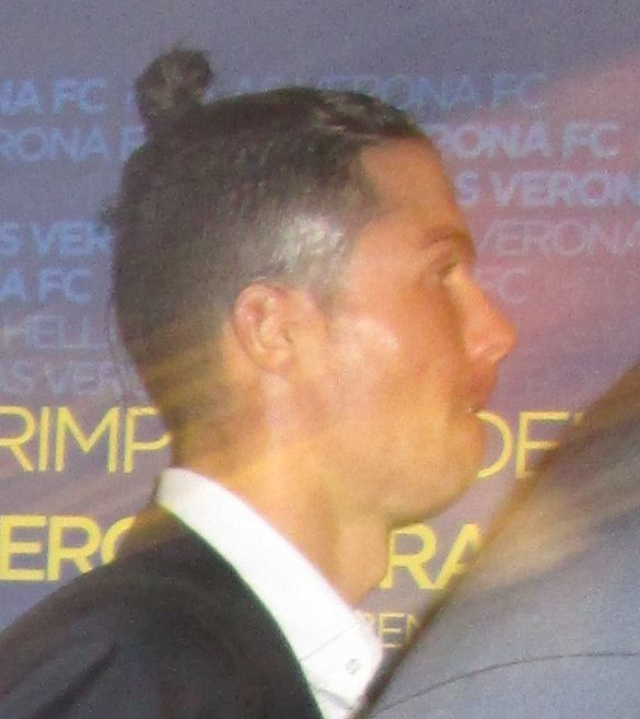 Cristiano Ronaldo ed il suo codino d’allora.